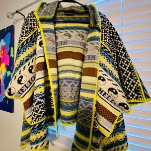 NWT UO Urban Outfitters Cape with Hoodie